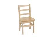 14 3 Rung Ladderback Chairs 2 Pack