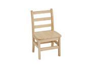 12 3 Rung Ladderback Chairs 2 Pack