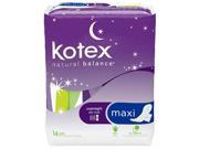 Kotex Overnite Maxi Pads 14 Ct.