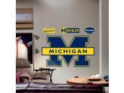 Fathead Michigan Blue Logo Wall Decal
