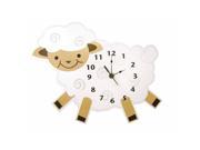 Trend Lab Baby Barnyard Lamb Shaped Wall Clock