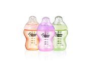 Tommee Tippee Closer to Nature 3 Pack 9 Ounce Color My Wo Blue Pink Purple