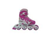 Avigo Inline Skates Girls Medium Size 13 3 Pink White