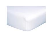 Trend Lab Crib Sheet White Flannel 101309