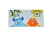 Disney Baby Monsters Inc. 2 Piece Canvas Wall Art