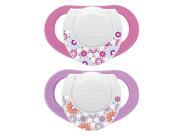 Chicco Deco Shield 4 Month Pacifier 2 Pack Pink