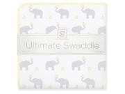 SwaddleDesigns Ultimate Swaddle Blanket Elephant Chick Cheerful Yellow