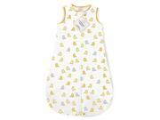 SwaddleDesigns zzZipMe Sack with 2 Way Zipper Cotton Wearab Yellow 3 6 mo