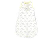 SwaddleDesigns zzZipMe Sack with 2 Way Zipper Cotton Pstl Yellow 12 18 mo