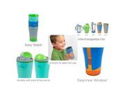 Born Free 10 Ounce Straw Cup 2 Pack Boy