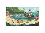 Jake the Never Land Pirates XL Chair Rail Prepasted Mur Ultra strippable