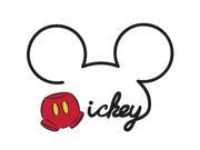 Mickey Friends All About Mickey Peel and Stick Giant Wall Decals