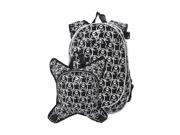 O3 Innsbruck Diaper Bag Backpack With Detachable Cooler Skulls