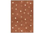 St Croix Trading Company Carousel Brown Dots 4x6 Area Rug