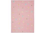 St. Croix Trading Company Dots Pink Area Rug 30 x 50