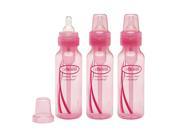 Dr Brown s 8 Ounce Bottle 3 Pack Pink