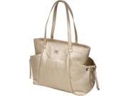 Bumble Collection Honey Embossed Leather Bag Gold