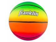 Franklin Sports Vibe 8.5 inch PVC Rainbow Basketball