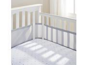 BreathableBaby Classic Breathable Mesh Crib Liner Gray