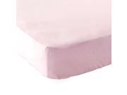 Luvable Friends Fitted Knit Cotton Crib Sheet Pink