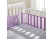 Breathable Mesh Crib Liner Lavender