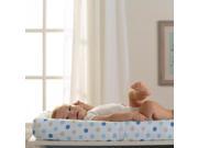 BreathableBaby Breathable Blue Mist Dot Changing Pad Cover