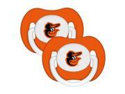 Baby Fanatic Pacifier 2 Pack Baltimore Orioles