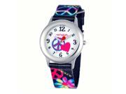 Red Balloon Peace Love Happiness Tween Stainless Steel Watch with Printed