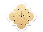 Trend Lab Gold Quatrefoil Wall Clock