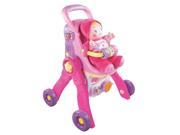 Baby Amaze 3 in 1 Care Learn Doll Stroller