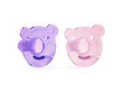 Philips Avent 0 3 Months 2 Pack BPA Free Bear Soothie Girl