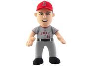 MLB 10 Inch Plush Figure Los Angeles Angels Mike Trout Road Jersey Grey