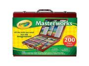 Crayola 200 Piece Masterworks Art Case