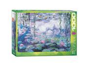 Waterlilies Claude Monet 1000 Piece Puzzle by Eurographics