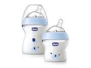 Chicco NaturalFit Stage 1 2 Pack Deco Bottles Blue