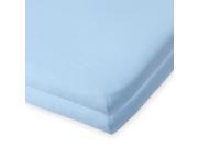 Babies R Us Percale Porta Crib Sheet Blue
