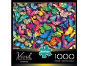 Buffalo Games 1000 Piece Vivid Jigsaw Puzzle Butterflies