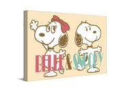 Marmont Hill Belle and Snoopy Peanuts Print on Canvas
