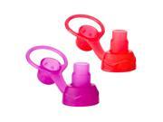 ChooMee 2 Pack Sip n Soft Pouch Topper Red Purple
