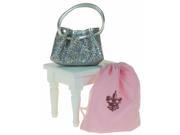 The Queen s Treasures Glitter Designer Hobo Handbag for 18 Dolls Silver