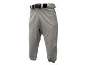 Franklin Sports Youth Large Classic Fit Baseball Pants Gray