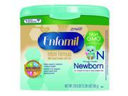 Enfamil Newborn Non GMO Infant Formula Powder 20.5 Ounce Reusable Tub