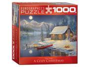 EuroGraphics A Cozy Christmas Jigsaw Puzzle 1000 Piece Small Box