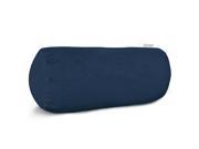 Majestic Home Goods Blue Solid Round Bolster Navy