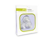 Puj Nubs Clever Peel n Stick Adhesive Hooks 3 Pack White