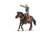 Schleich Saddle Bronc Riding with Cowboy Figure