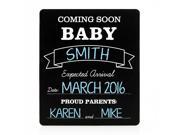 Pearhead Baby Coming Soon Pregnancy Announcement Photo Sharing Chalkboard