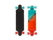 Kryptonics Drop Down Longboard Skateboard 32 Inch Triangles Graphic