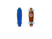 Kryptonics Wood Torpedo Complete Skateboard 22.5 Inch Mahogany