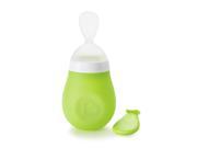 Munchkin Squeeze 4 Ounce Easy Squeeze Spoon Green